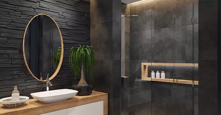 Bathroom Floor Tile Remodel in Dodgeville