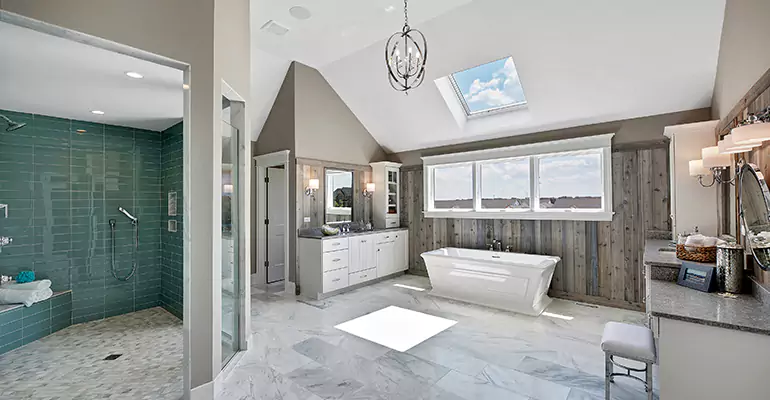 Guest Bathroom Flooring Remodel in Dodgeville