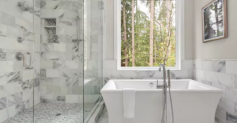 Bathtub to Tile Shower Conversion in Dodgeville